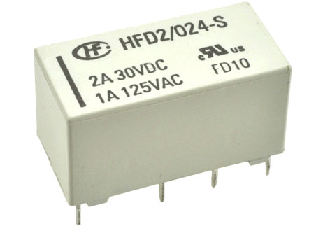 Relay 24V DPDT - HFD2 / 024-S-L1 EL1160 