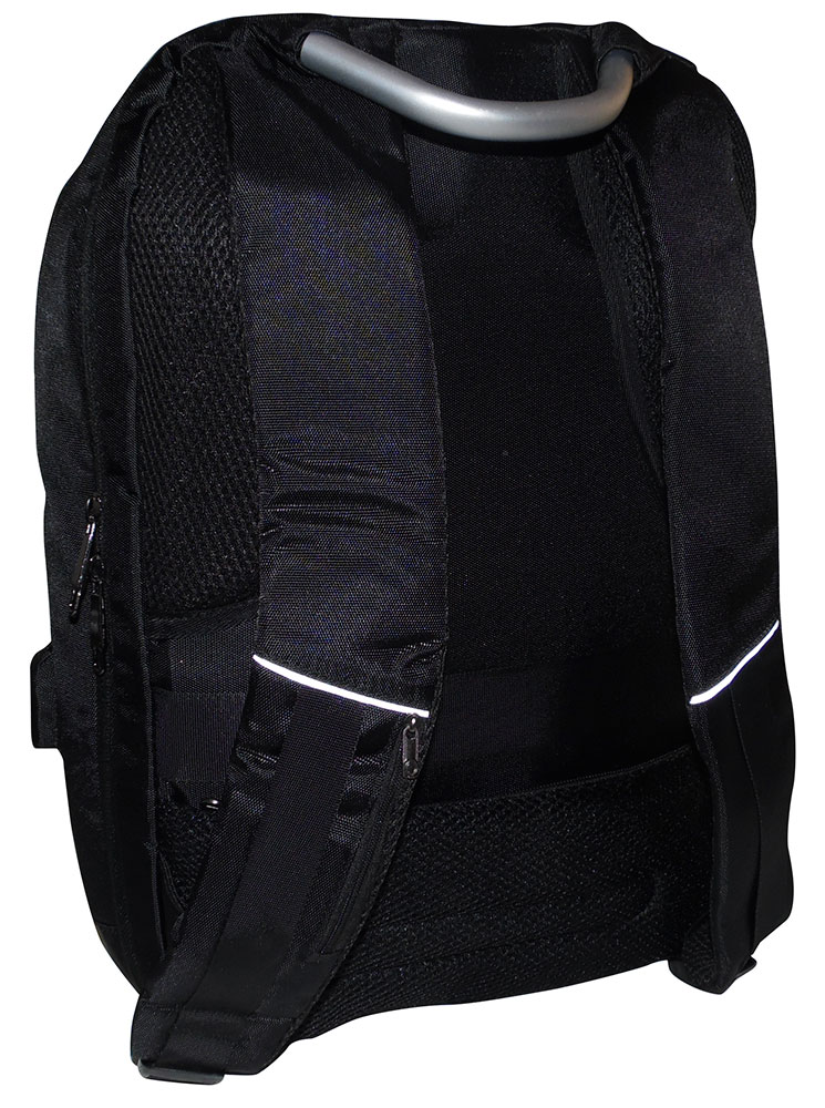 Padded multi-purpose backpack with black USB combination MOB1020 