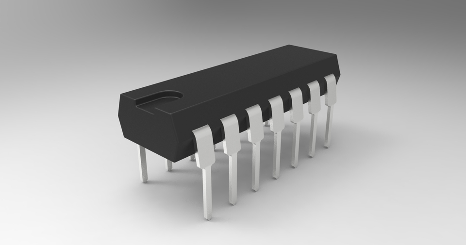 Integrato CMOS 4050BE NOS100651 