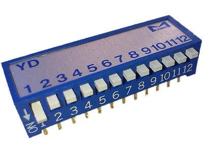 Dip-switch de 12 vías NOS100797 