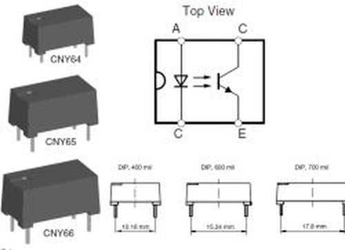 Fotoaccoppiatore CNY65 NOS100158 