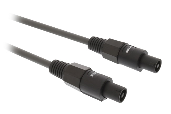 2 Pin Female Loudspeaker Cable - 2 Pin Female Loudspeaker Cable 1.5m Dark Gray ND9030 