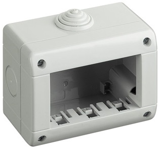 Box 3 moduli 10x8cm Bianco compatibile Vimar EL2008 