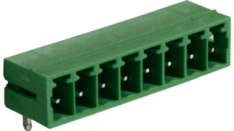 Connettore maschio, 8 Poli, 3.81mm Passo, 8A, 1.31mm², Angolo retto ND4524 RND Components