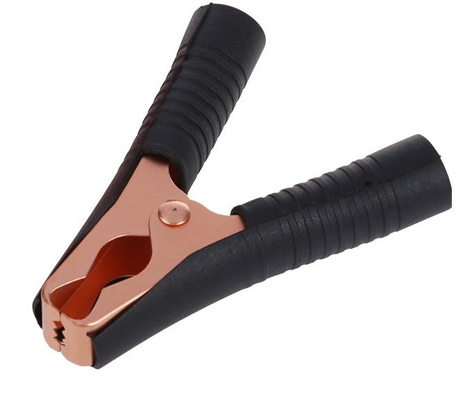 Black crocodile clip clamp for batteries EL2116 