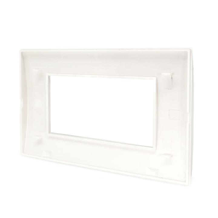 Plate 1004-1 4P white / Lgt technopolymer compatible with Living International EL2166 