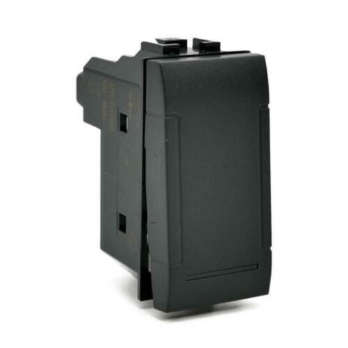 Unipolar switch 16A-250V black compatible Living International EL2324 