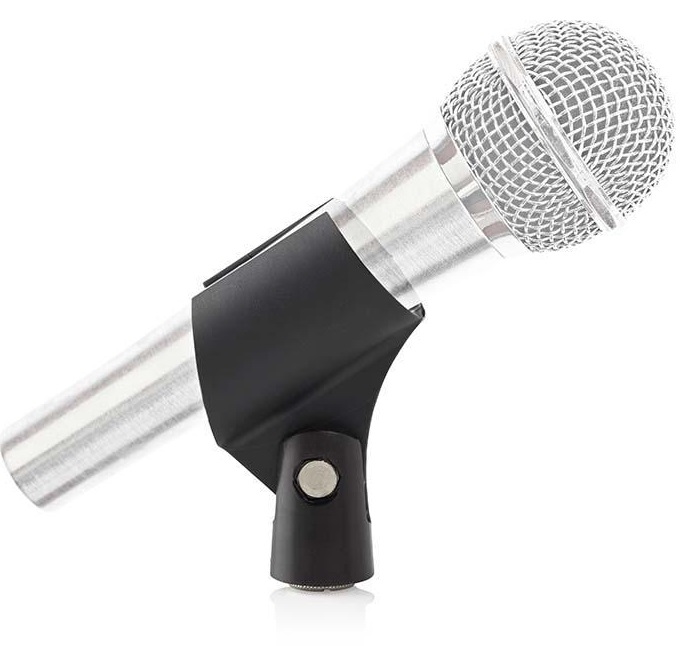Tornillo universal para soporte de micrófono de 5/8 "y 3/8" negro WB1130 Nedis