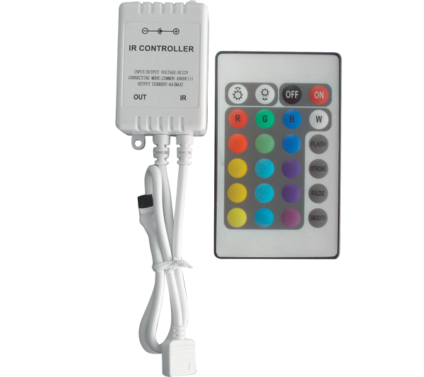 Infrared remote control for LED strips 12V 6A 24 keys Elmark EL2580 Elmark