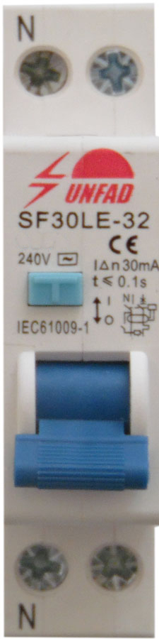 Interruttore magnetotermico differenziale 1P - C20 EL1865 