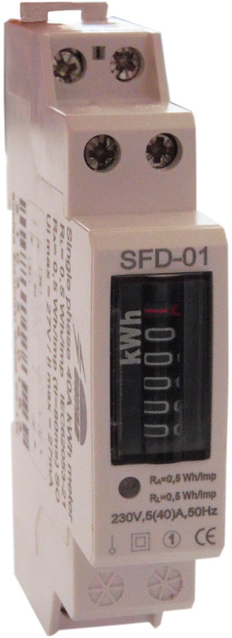 Single-phase electronic meter SFD-01 40A EL1884 