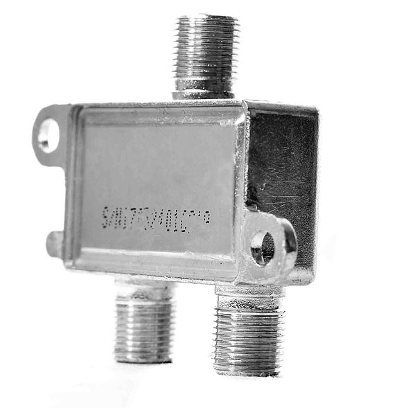 2-way 5-2400MHz splitter with GT-SAT in-line F connectors MT293 GT-SAT