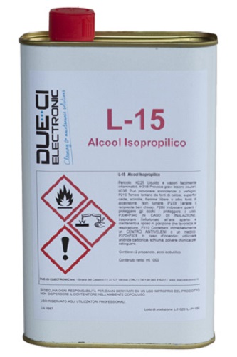 Alcool isopropilico tanica da 1l L-15 DUE-CI H480 Due-Ci