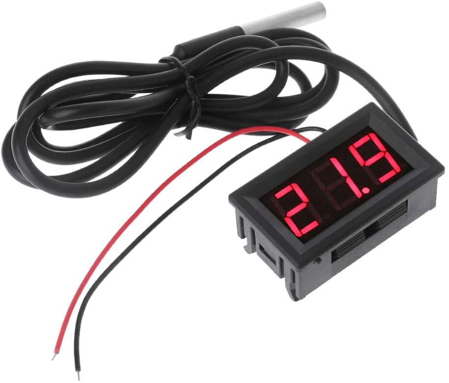 12 V digital thermometer with temperature probe -50 ~ 110 ° C WB1042 