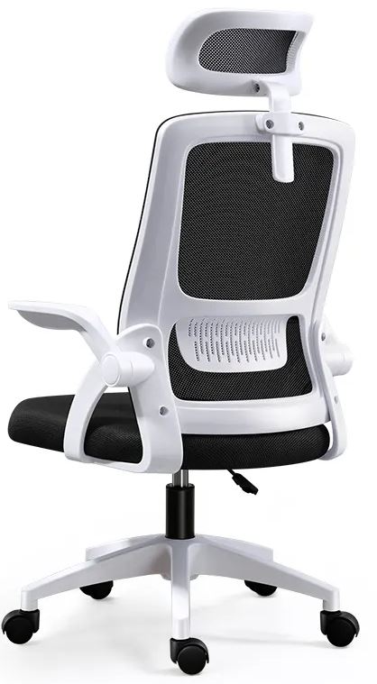 White ergonomic office chair 2011-1W 
