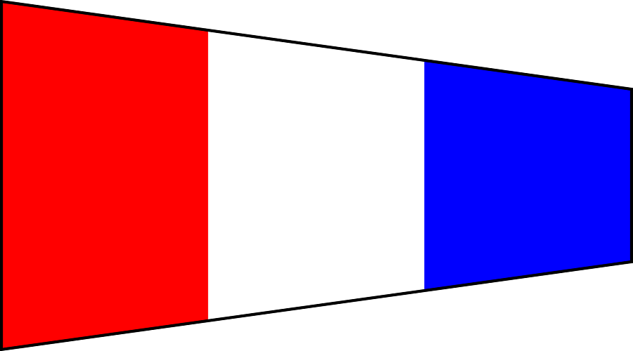 Pennello di segnalazione numerica "3" Terrathree 100x340cm FLAG144 