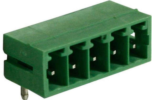 Connettore maschio, 5 Poli, 3.81mm Passo, 8A, 1.31mm², Angolo retto ND4526 RND Components