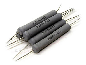 Resistenza assiale 180 ohm 7W 5% - confezione 4 pezzi NOS101158 