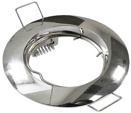 Supporto per faretto da incasso Φ80mm nero EL2018 Vito