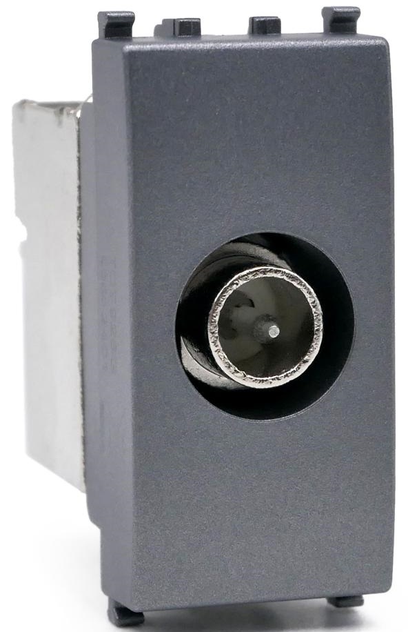 Presa TV SAT derivata grigia compatibile Vimar Arké EL358 