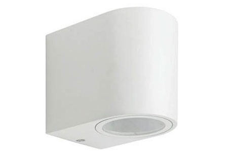 Lampada applique da esterno GU10 98x80x67mm IP44 bianco EL341 Vito