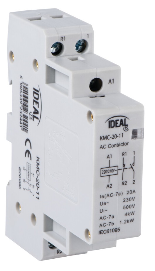 Contattore modulare alimentazione 230VAC KA1157 Kanlux