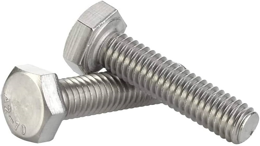 Vite a testa esagonale in acciaio inox 304 18-8 B7994 