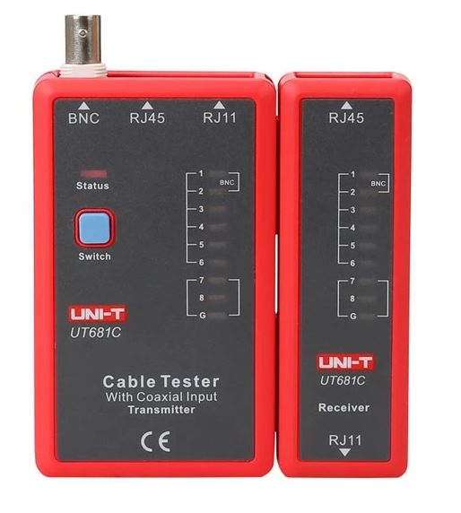 Tester per cavi UNI-T UT681C (RJ45, RJ11, BNC) U310 UNI-T