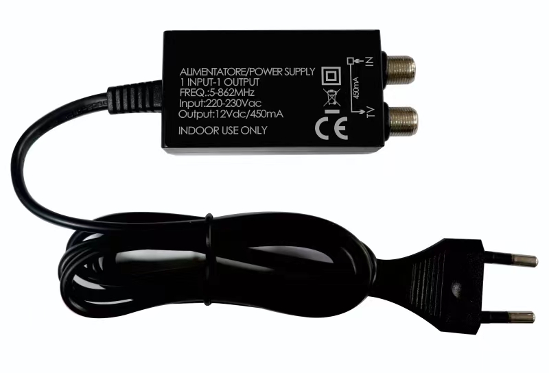 Alimentatore per antenna TV 12V 450mA MT988 WEB