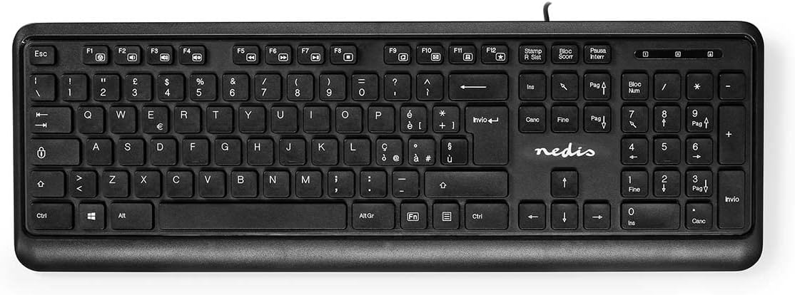 Tastiera multimediale USB layout italiano WB1112 Nedis