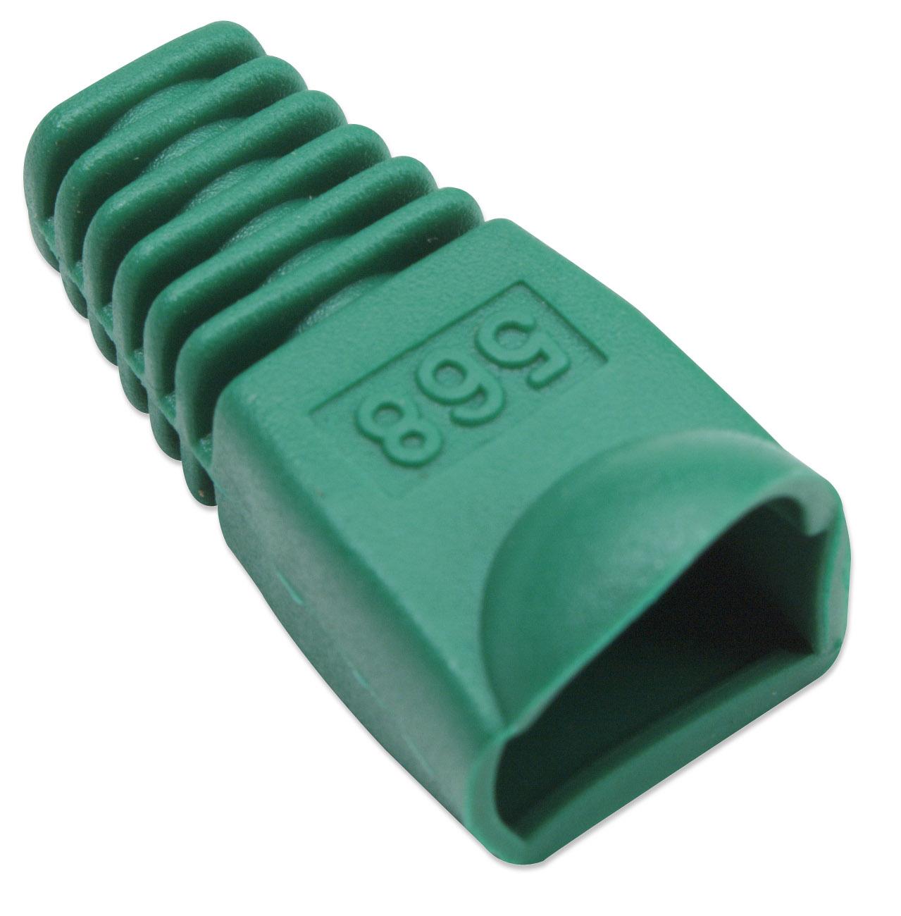 Connector cover for RJ45 6.2mm Green plug 08619 Intellinet