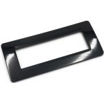 Placca in tecnopolimero 6P nera compatibile Matix EL4105 