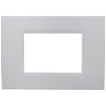 Placca 3 posti bianca Soft Touch compatibile Living International EL2279 