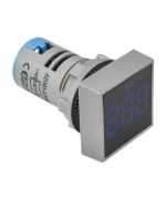Square digital panel voltmeter - blue EL388 FATO