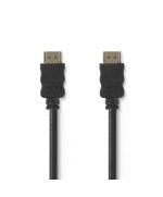 Câble HDMI haute vitesse avec Ethernet - Connecteur HDMI - Connecteur HDMI - 3,0 m - Noir ND1346 Nedis