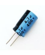 4.7uF 400V electrolytic condenser NOS100334 