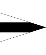 Bandiera Segnalazione Nautica Terzo Ripetitore 180x225cm A9214 