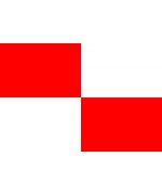 Bandiera nautica di segnalazione "U" Uniform 150x180cm FLAG032 