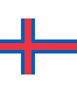 Bandiera Nazionale Isole Faroe 135x80cm FLAG204 