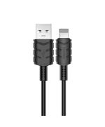 Lightning charging and sync cable 2m 2.4A black KSC-716 F2450 Kakusiga