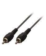 RCA Male Audio Cable - RCA Male 1.00 m Black CA860 Valueline
