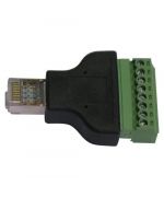 RJ45 adapter with screw terminals 10611 
