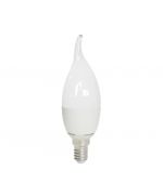 Lampe LED 4W avec porte-bougie flamme E14 - lumière froide 5636 Shanyao