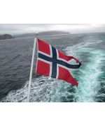 Bandera del estado y militar de Noruega 80x135cm FLAG175 