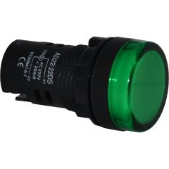 Indicatore luminoso da pannello 220V - verde EL226 FATO