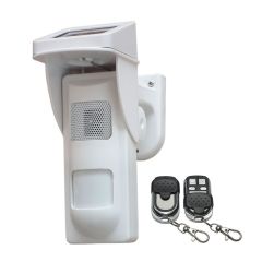 Sensore movimento PIR solare con sistema sonoro e flash LED Z604 