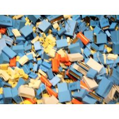 Condensatore poliestere 1uF 600V MKT - confezione 2 pezzi NOS180009 