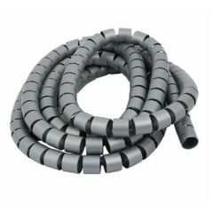 Guaina copricavo spirale 20mm x 2.5 metri grigia EL811 