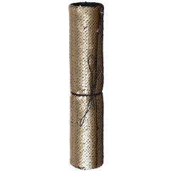 Tessuto decorativo con paillettes color oro KP2088 H&S COLLECTION