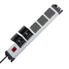 Multipresa per rack 19" 5 scomparti Schuko - Kopp EL2086 Kopp